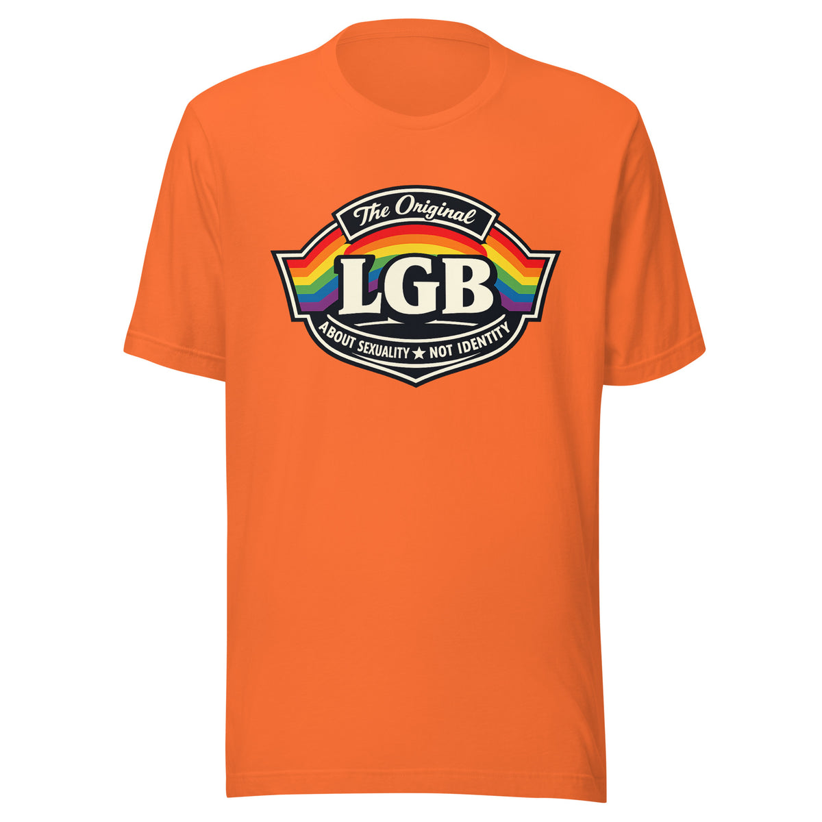 LGB – The Original – Unisex T-Shirt – orange, Vorderansicht
