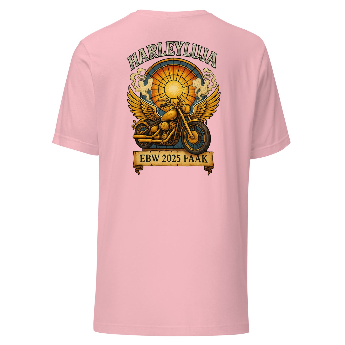 Harleyluja – Faakersee Edition 2025 – Unisex T-Shirt (Backprint)