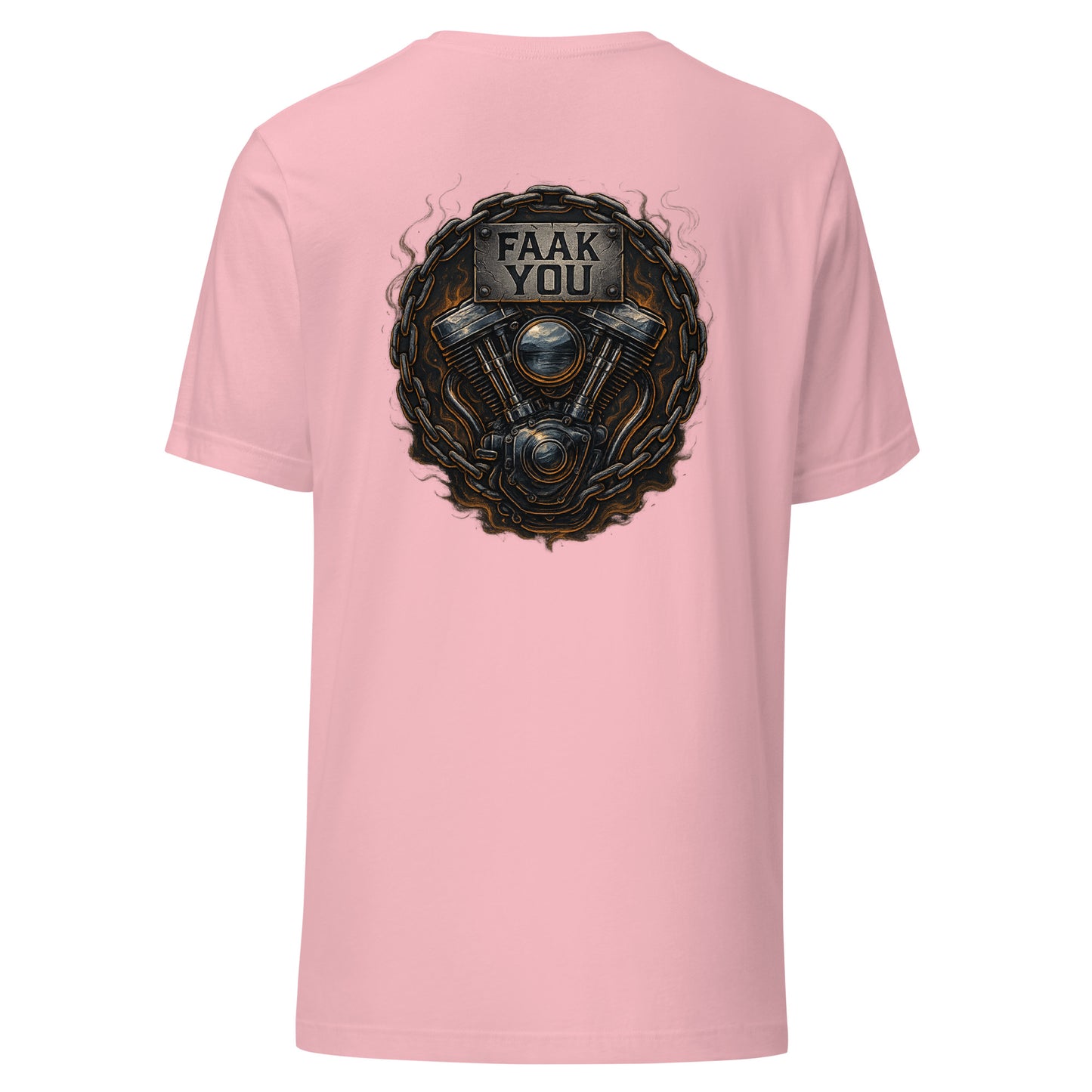 FAAK YOU – V-Twin Statement Backprint – Unisex T-Shirt