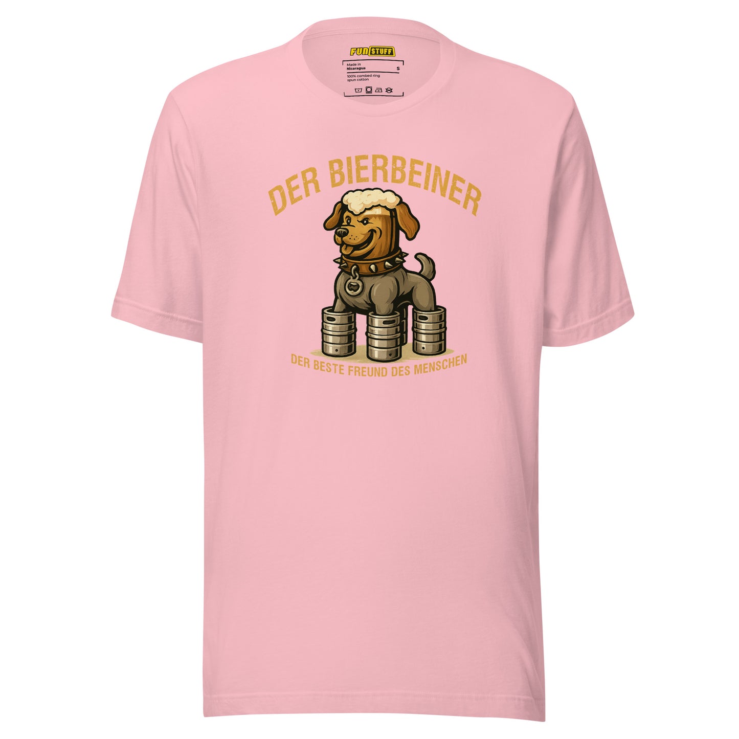 Der Bierbeiner – Der beste Freund des Menschen – Unisex T-Shirt