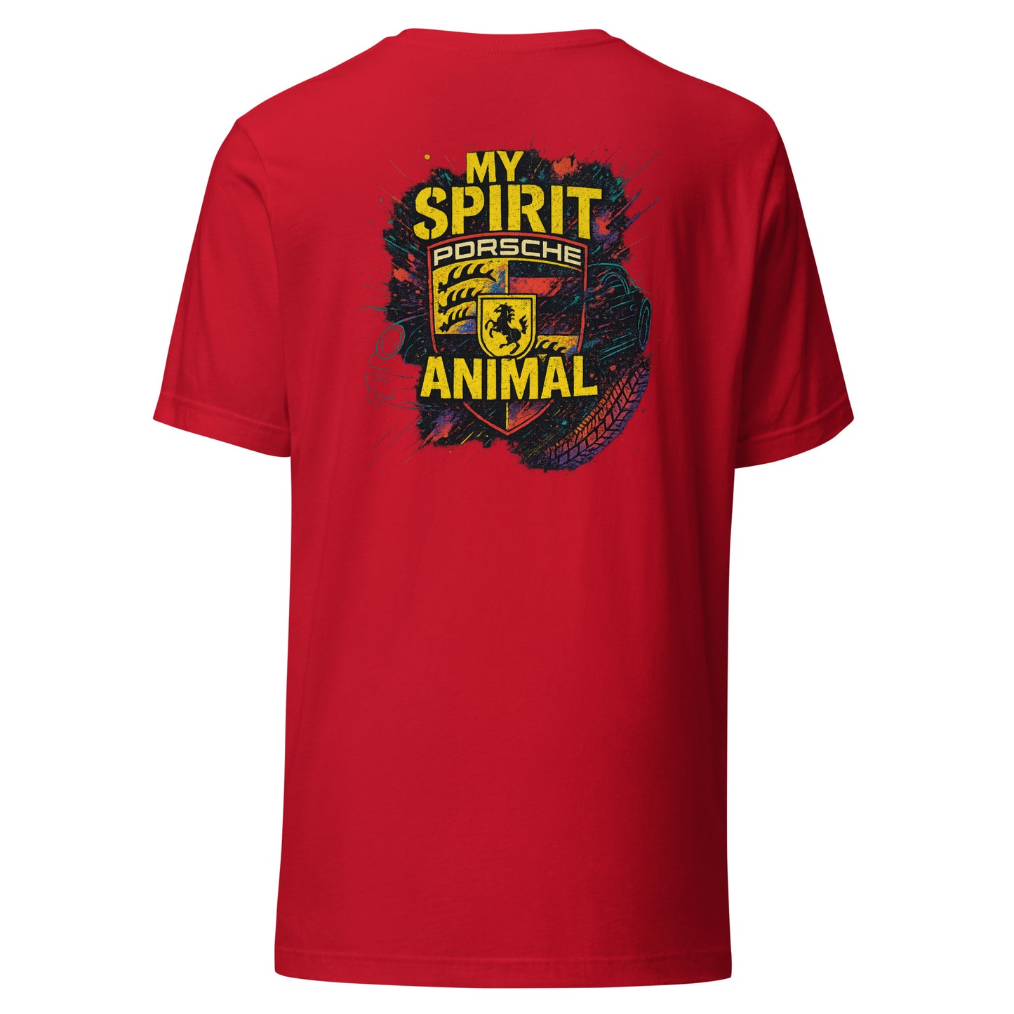 Spirit Animal Porsche – Shirt – Backprint