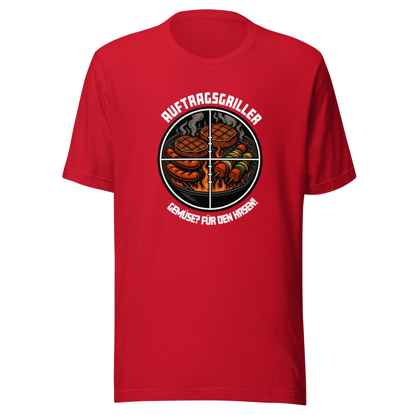 Contract Griller – Vegetables? For the Bunny! | BBQ Shirt for Meat Lovers
