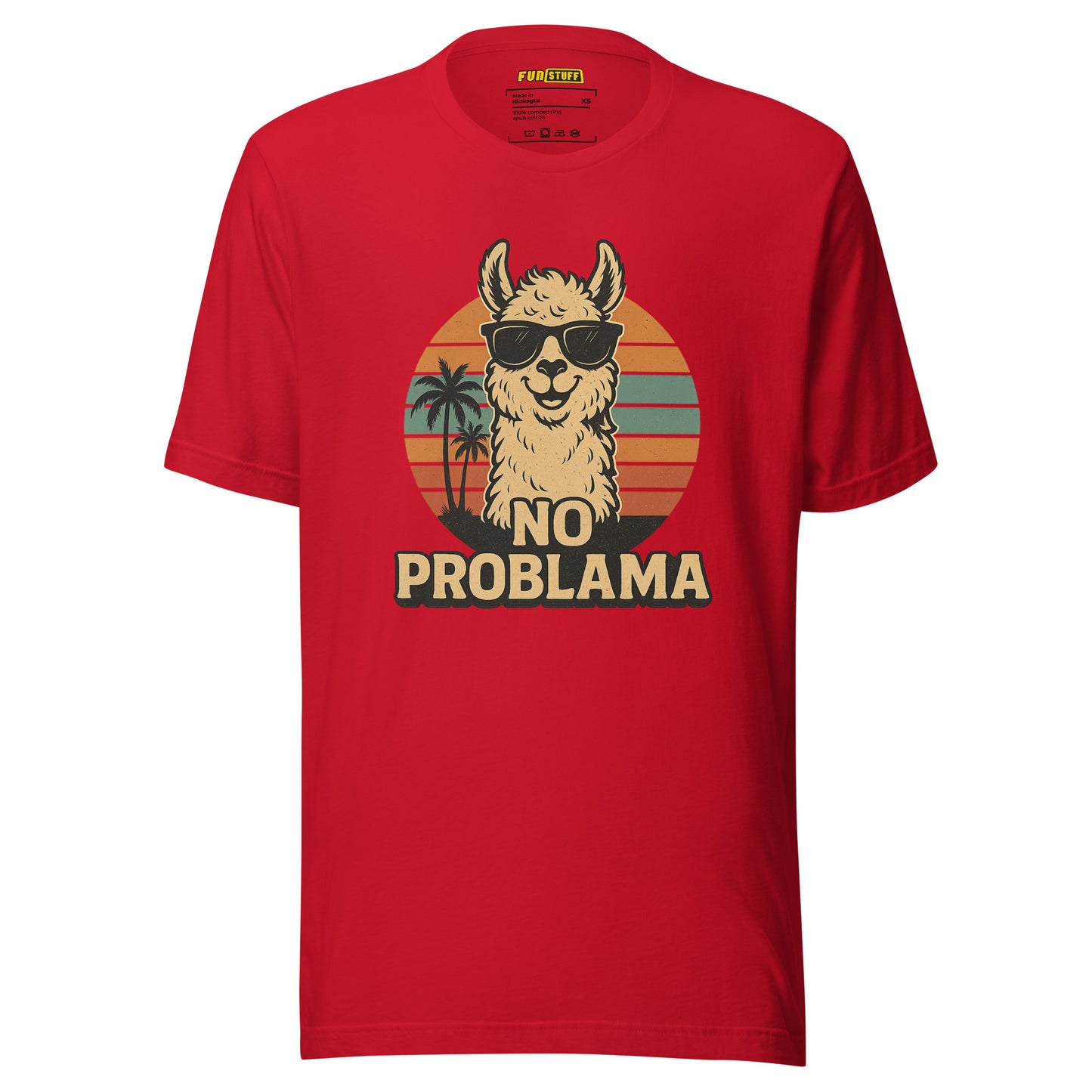 No Problama – Lässig wie ein Lama – Unisex T-Shirt