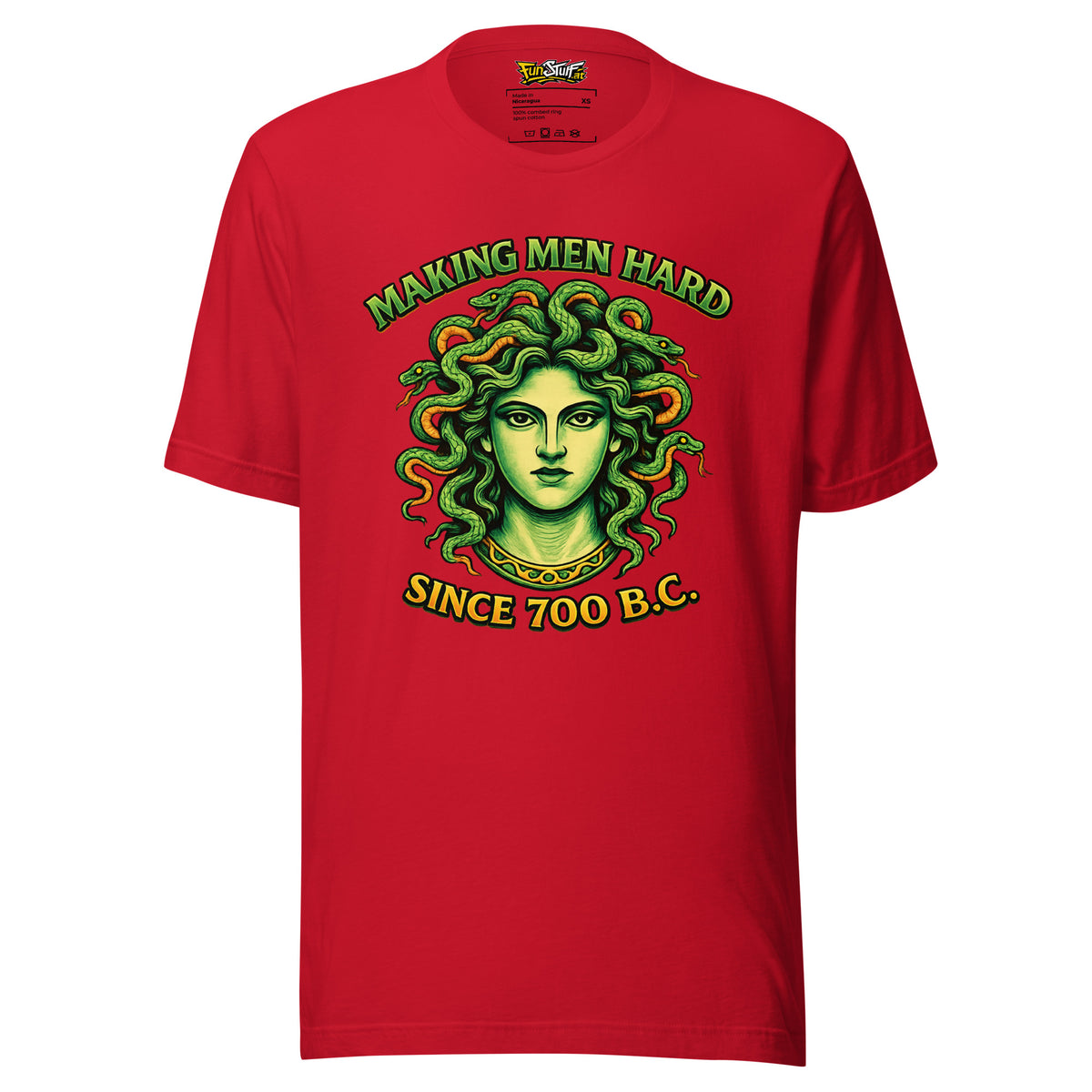 Making Men Hard Since 700 B.C. – Unisex T-Shirt – rot, Vorderansicht
