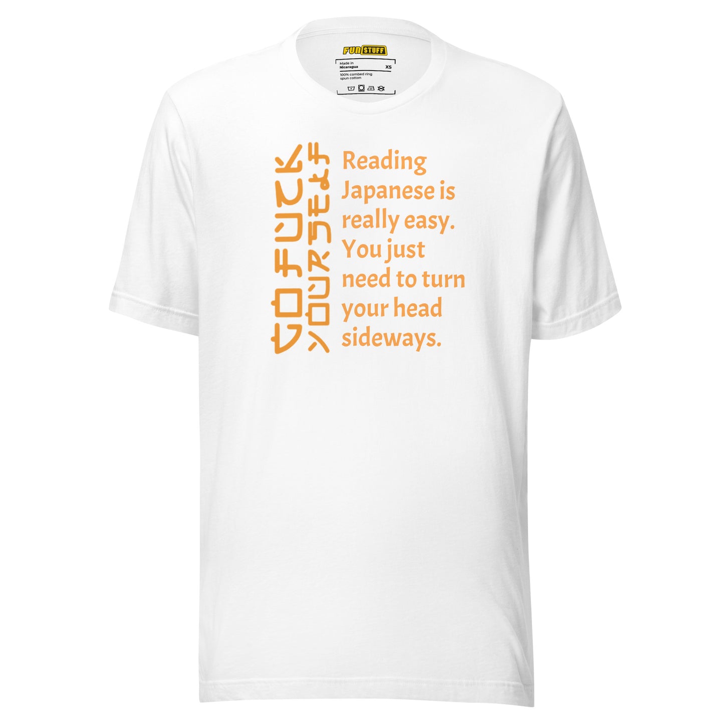Reading Japanese – Sarcastic WTF shirt