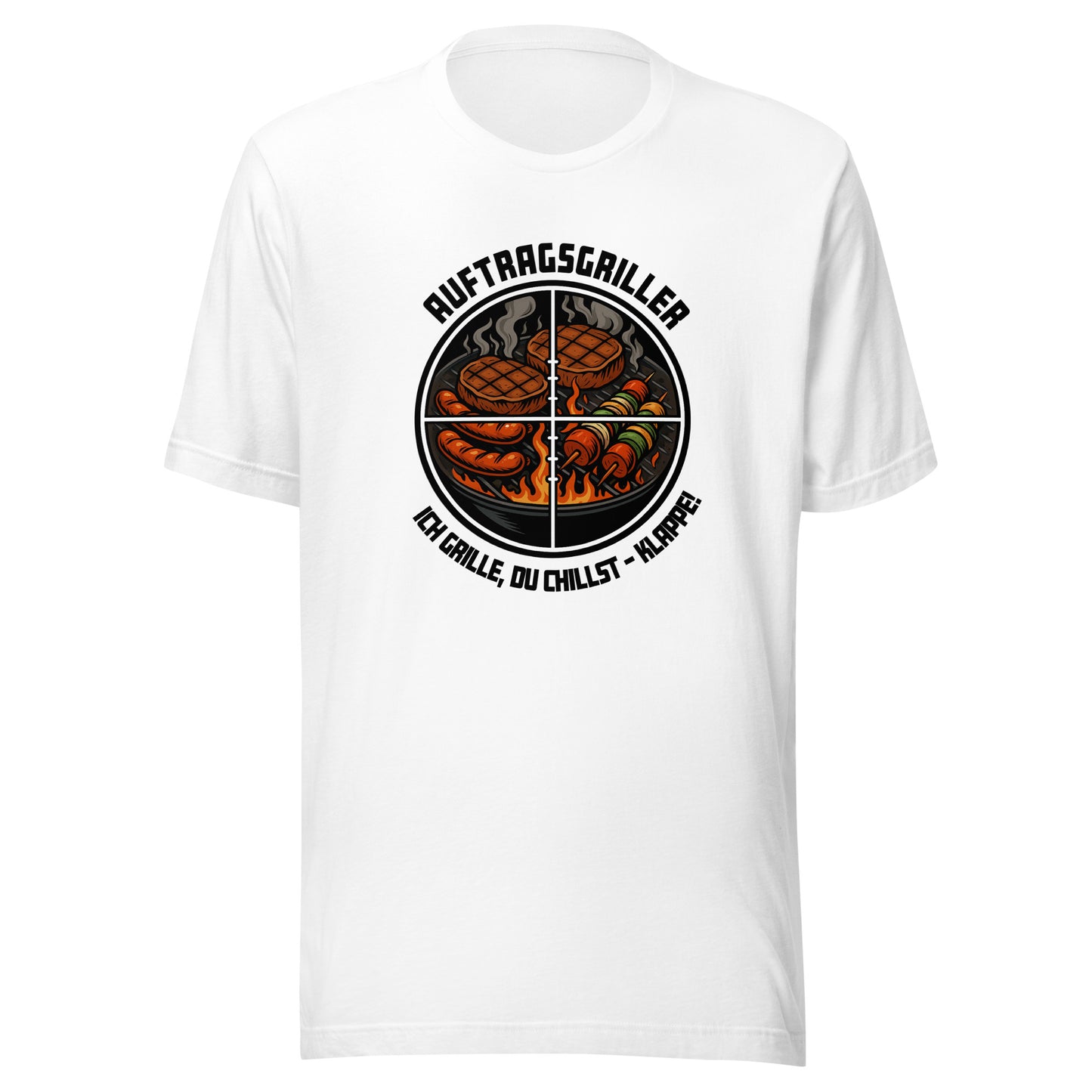 Contract Griller – I grill, you chill – shut up! | BBQ shirt with boss's message