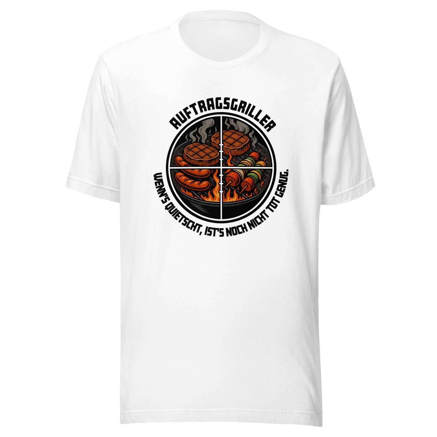 Contract Griller – If it squeaks, it's not dead enough | Dark BBQ Humor Shirt
