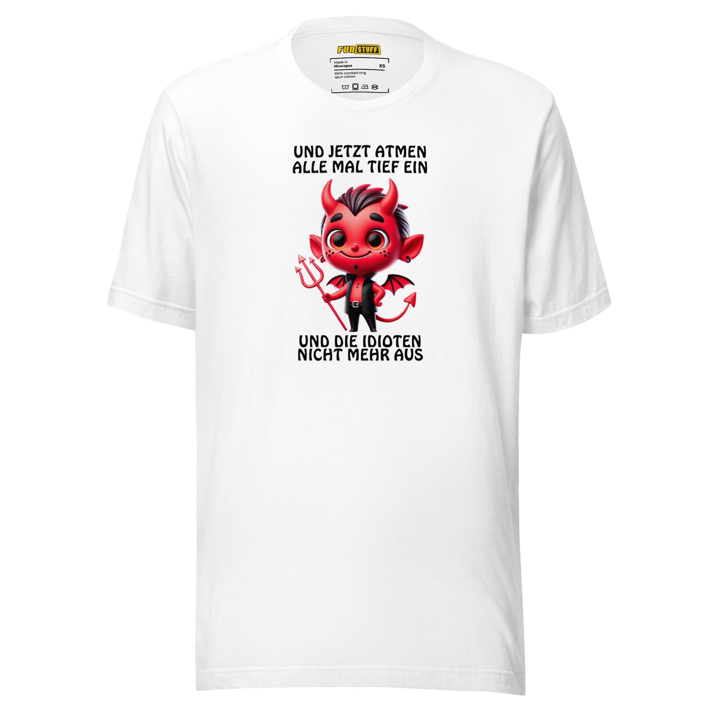 Tief Einatmen – Teufel-Shirt mit Klartext