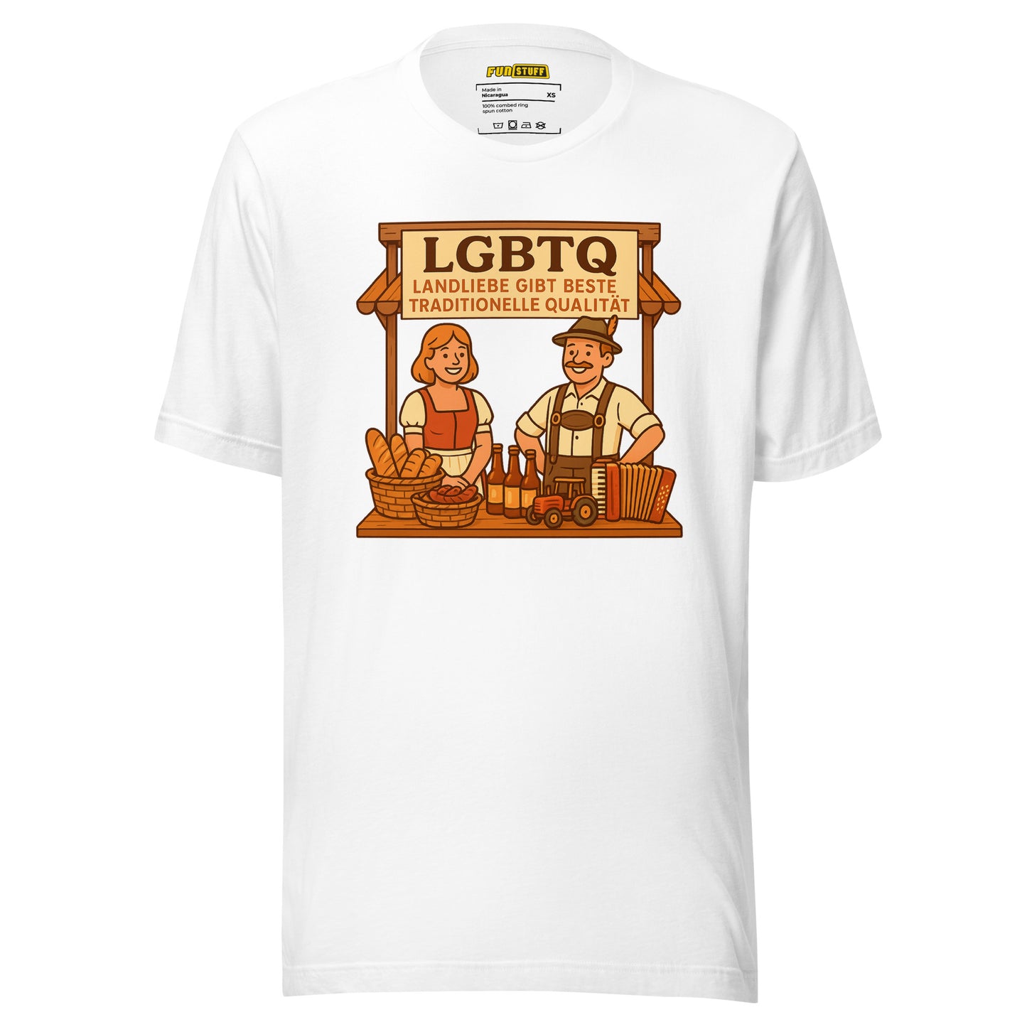 LGBTQ – Landliebe gibt beste traditionelle Qualität – Unisex T-Shirt
