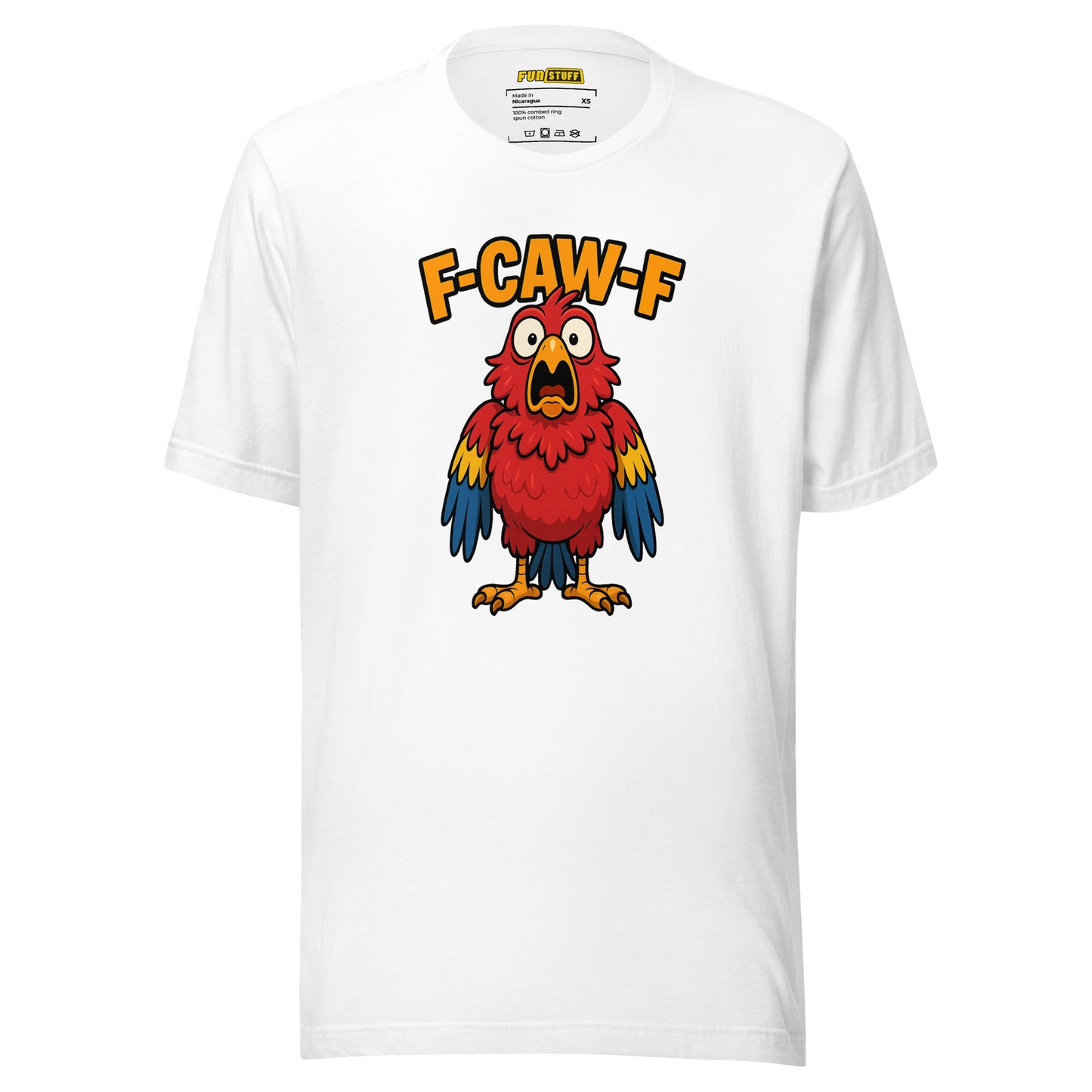 F-CAW-F – Schockierter Papagei – Unisex T-Shirt