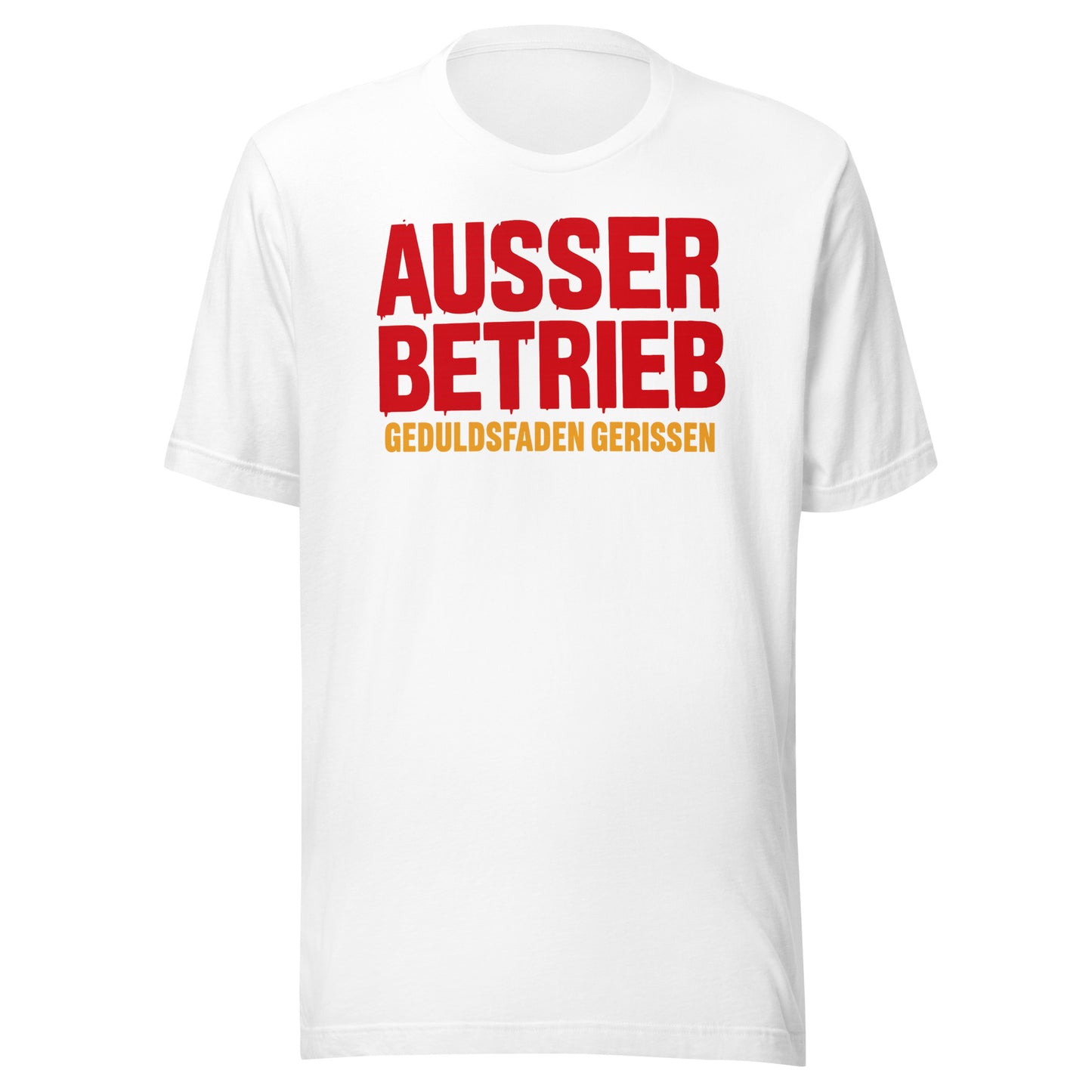 Außer Betrieb – Geduldsfaden gerissen Unisex T-Shirt