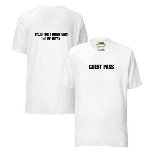 GUEST PASS – Statement-Shirt für One-Night-Vibes & Festival-Flirts