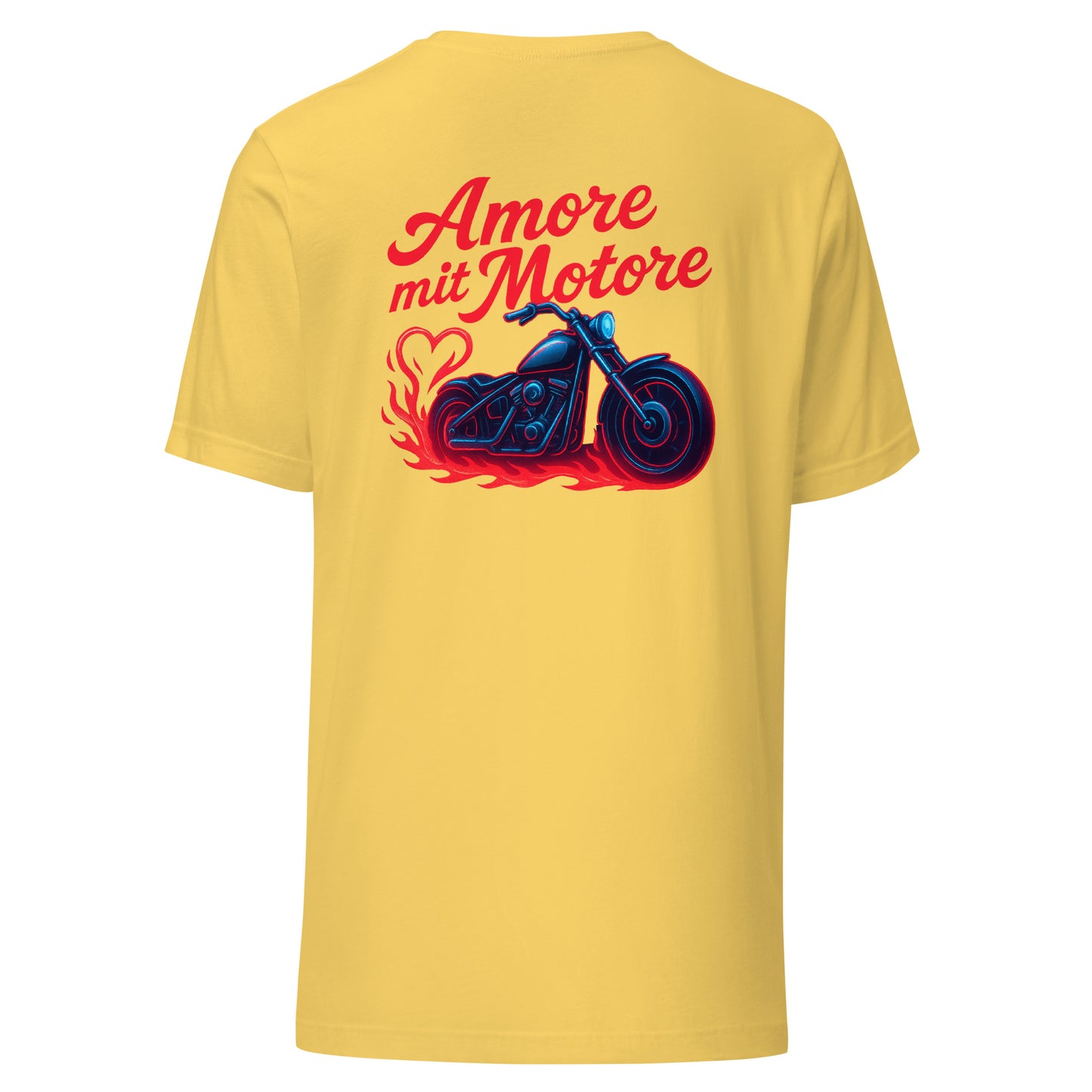 Amore mit Motore – Backprint T-Shirt