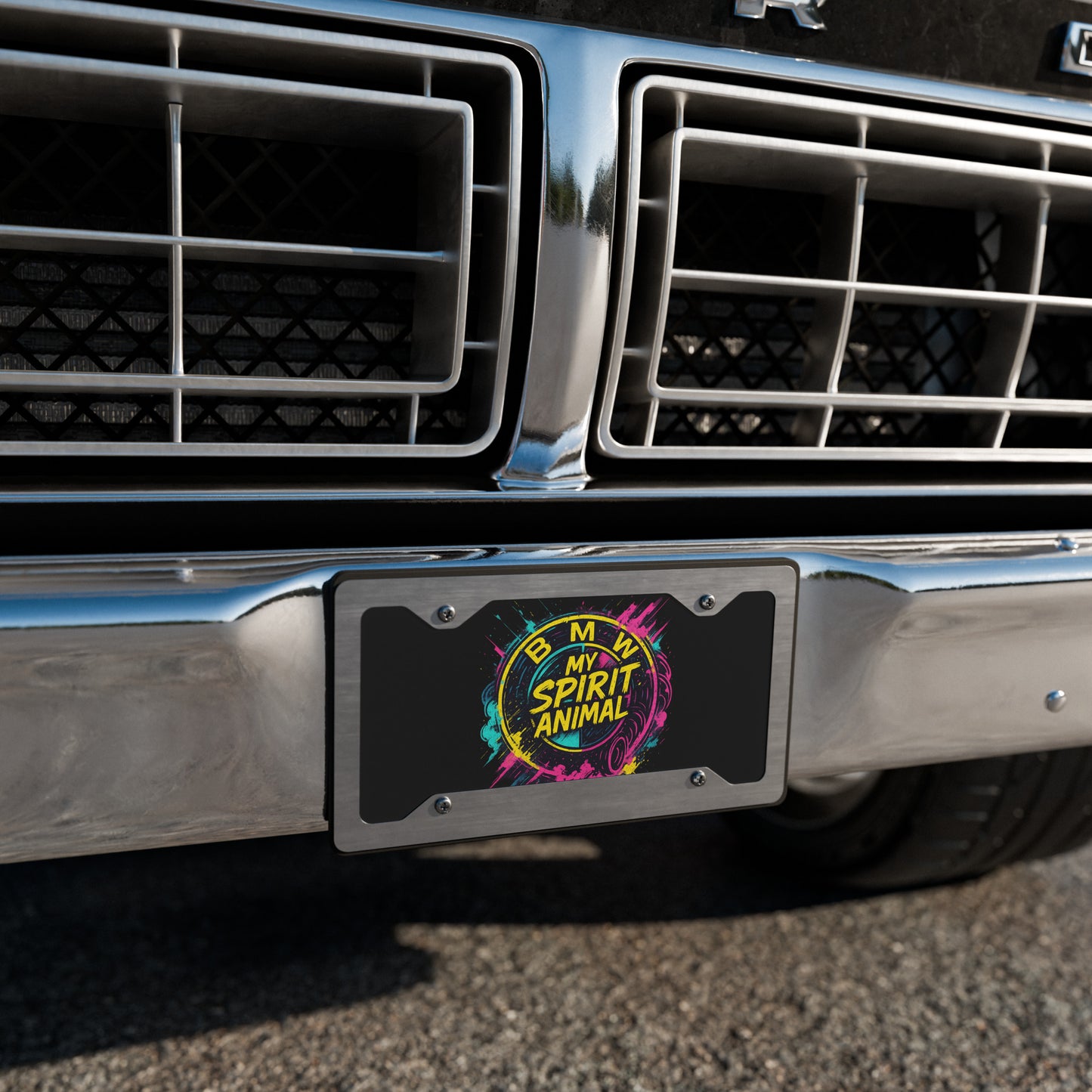 BMW My Spirit Animal – Deko-Kennzeichen mit Tuning-Vibes