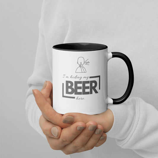 I’m hiding my Beer here – Tasse