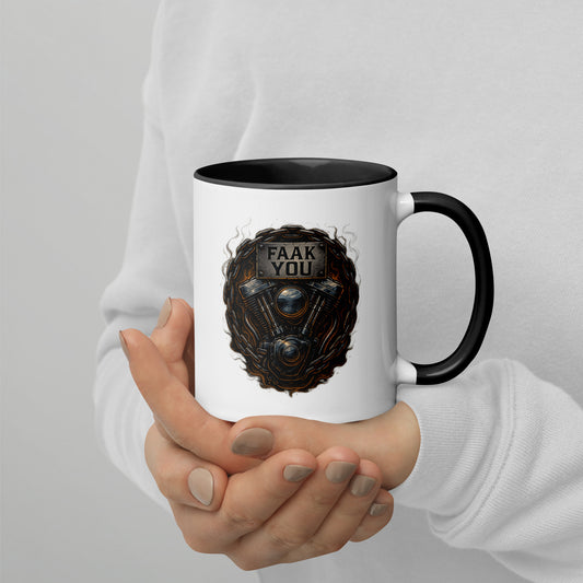 FAAK YOU – V-Twin Statement - Tasse mit farbiger Innenseite