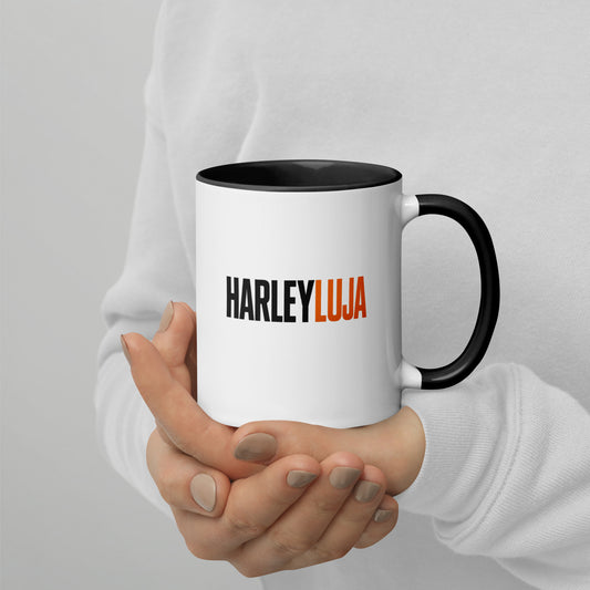 Harleyluja – Clean & Loud – Tasse mit farbiger Innenseite