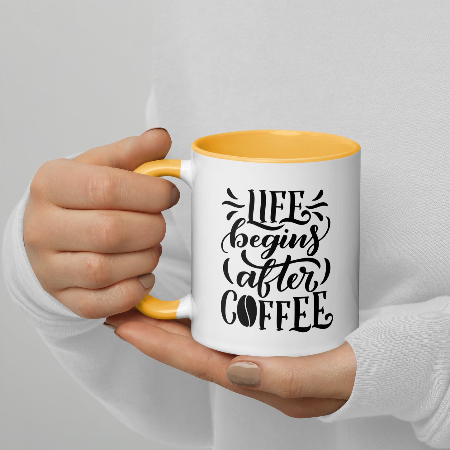 Life Begins After Coffee Mug