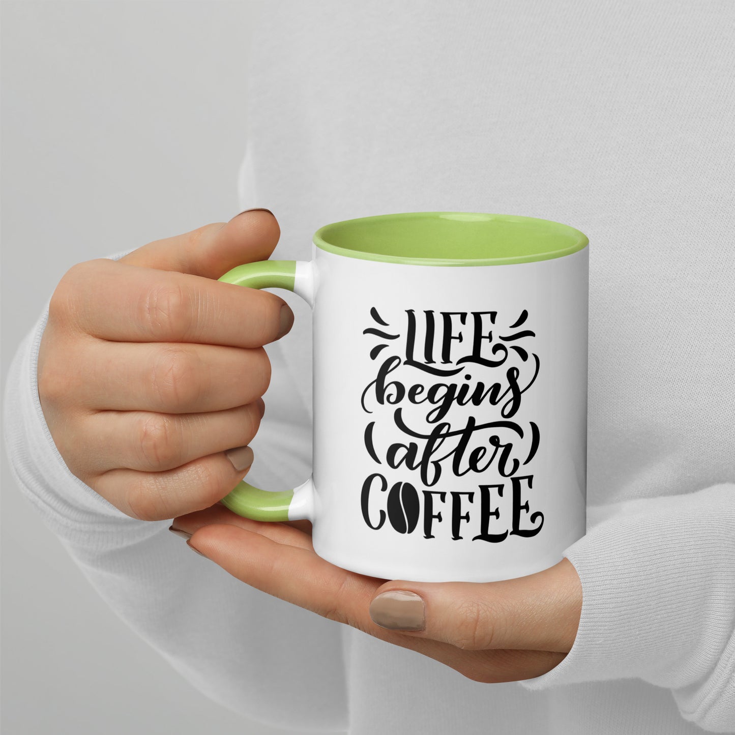 Life Begins After Coffee Mug