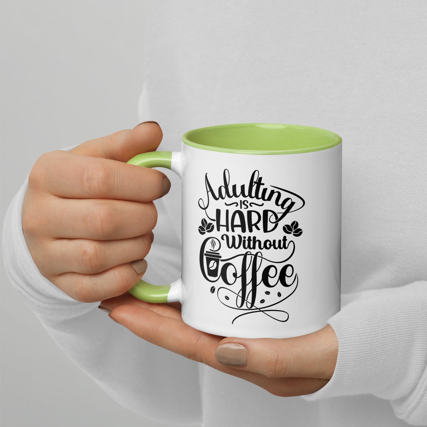 Adulting is Hard Without Coffee Mug
