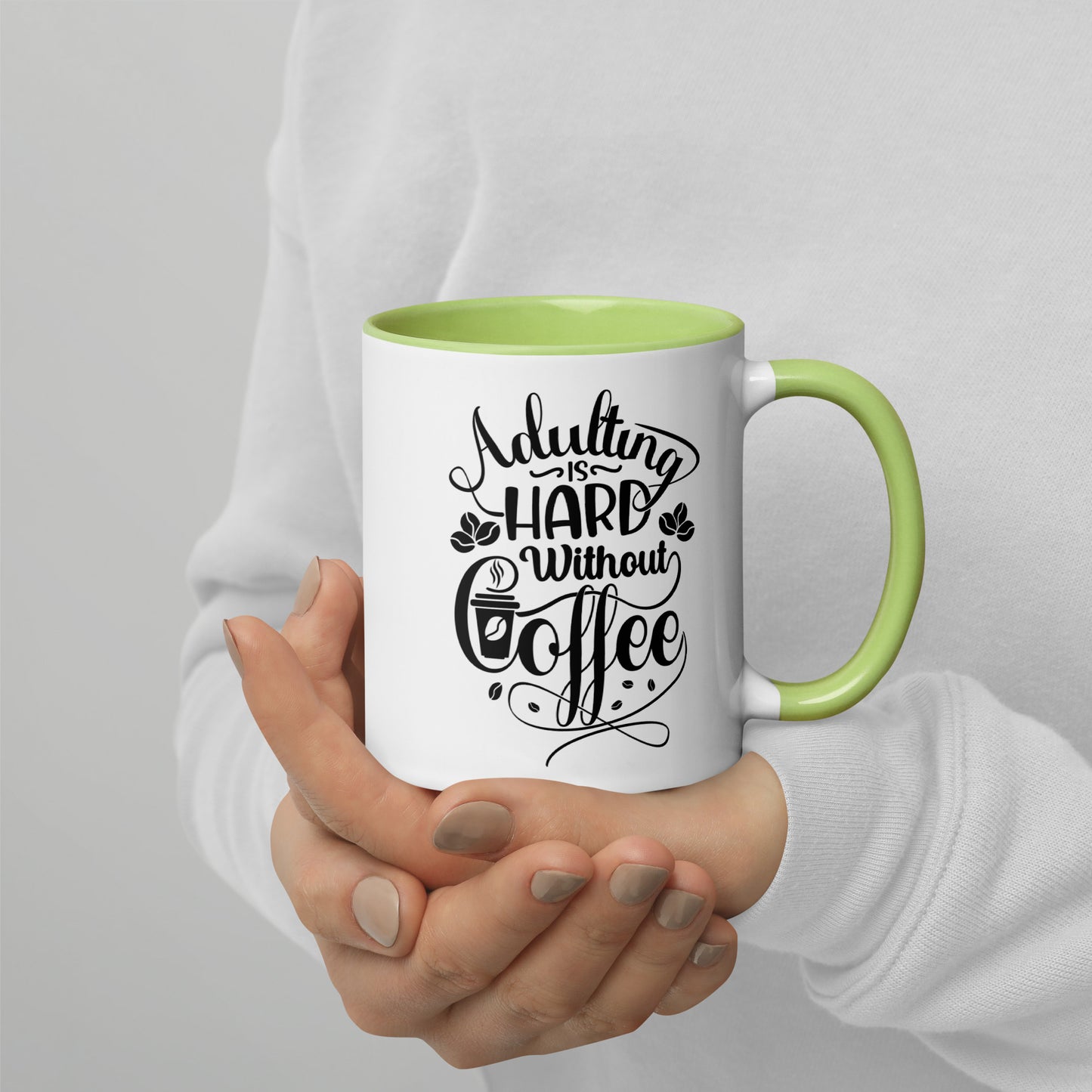 Adulting is Hard Without Coffee Mug