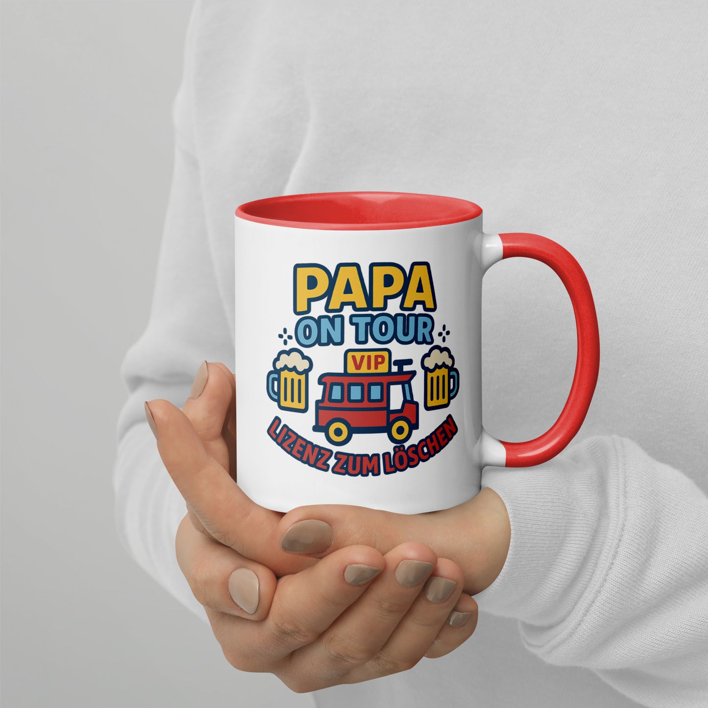 Papa on Tour – License to Delete – Mug