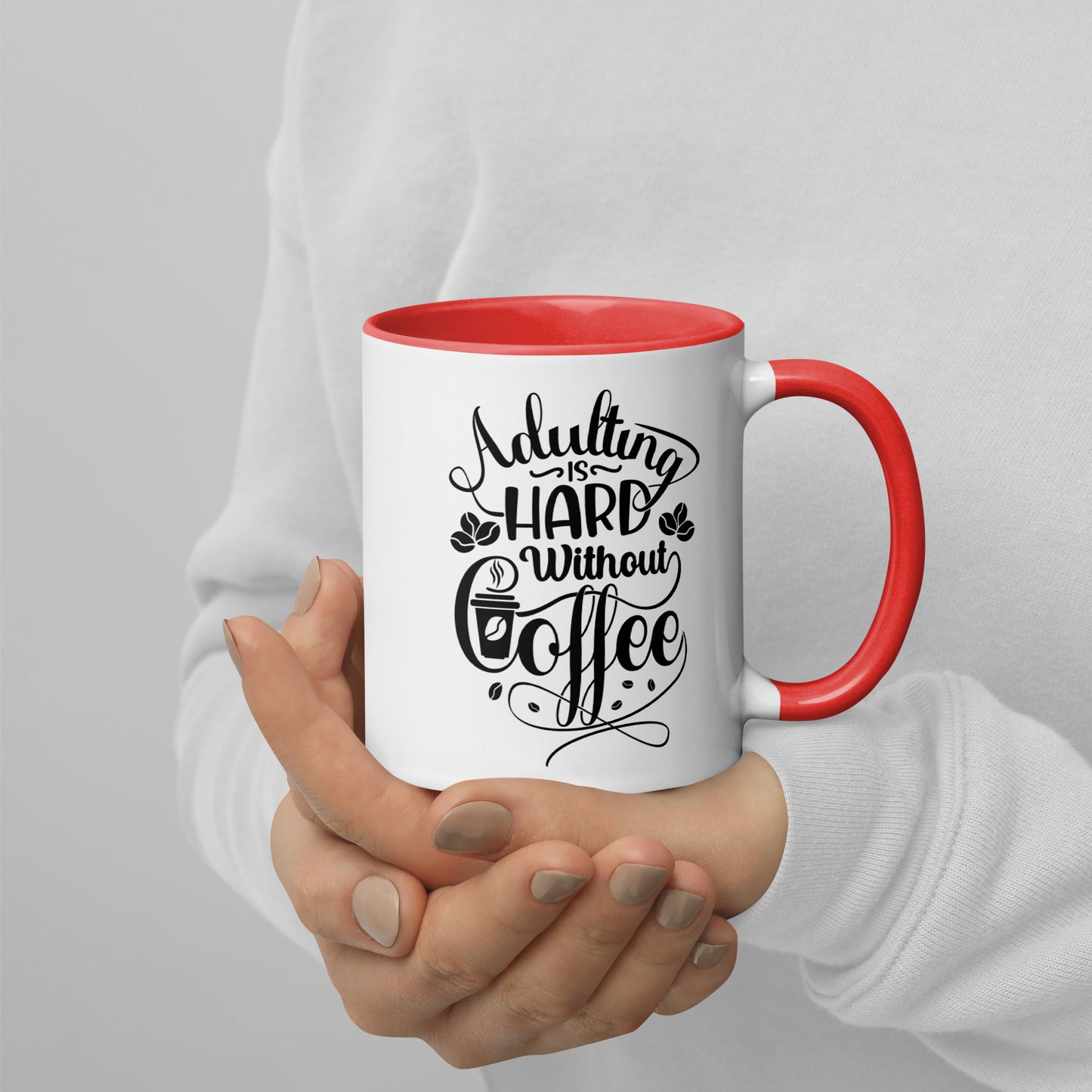 Adulting is Hard Without Coffee Mug