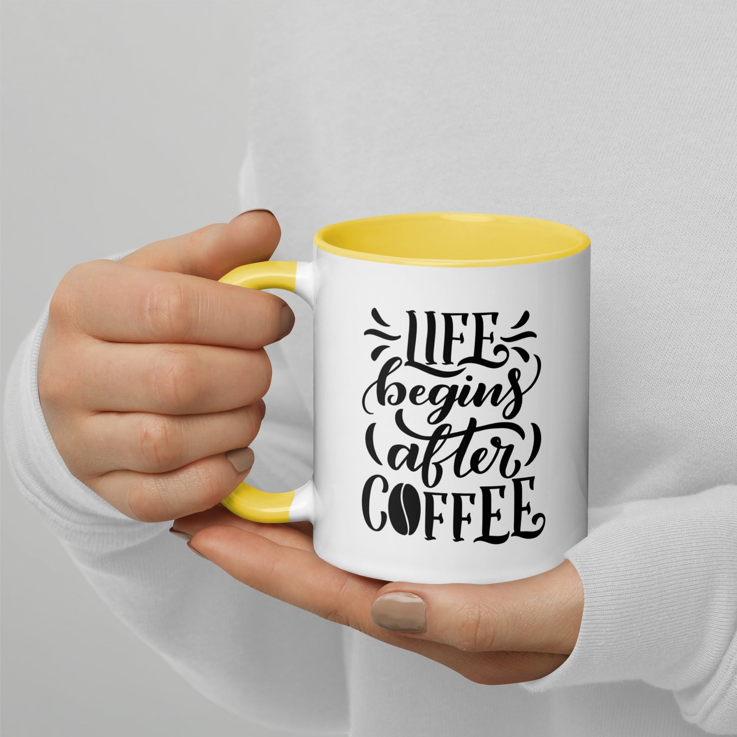 Life Begins After Coffee Mug