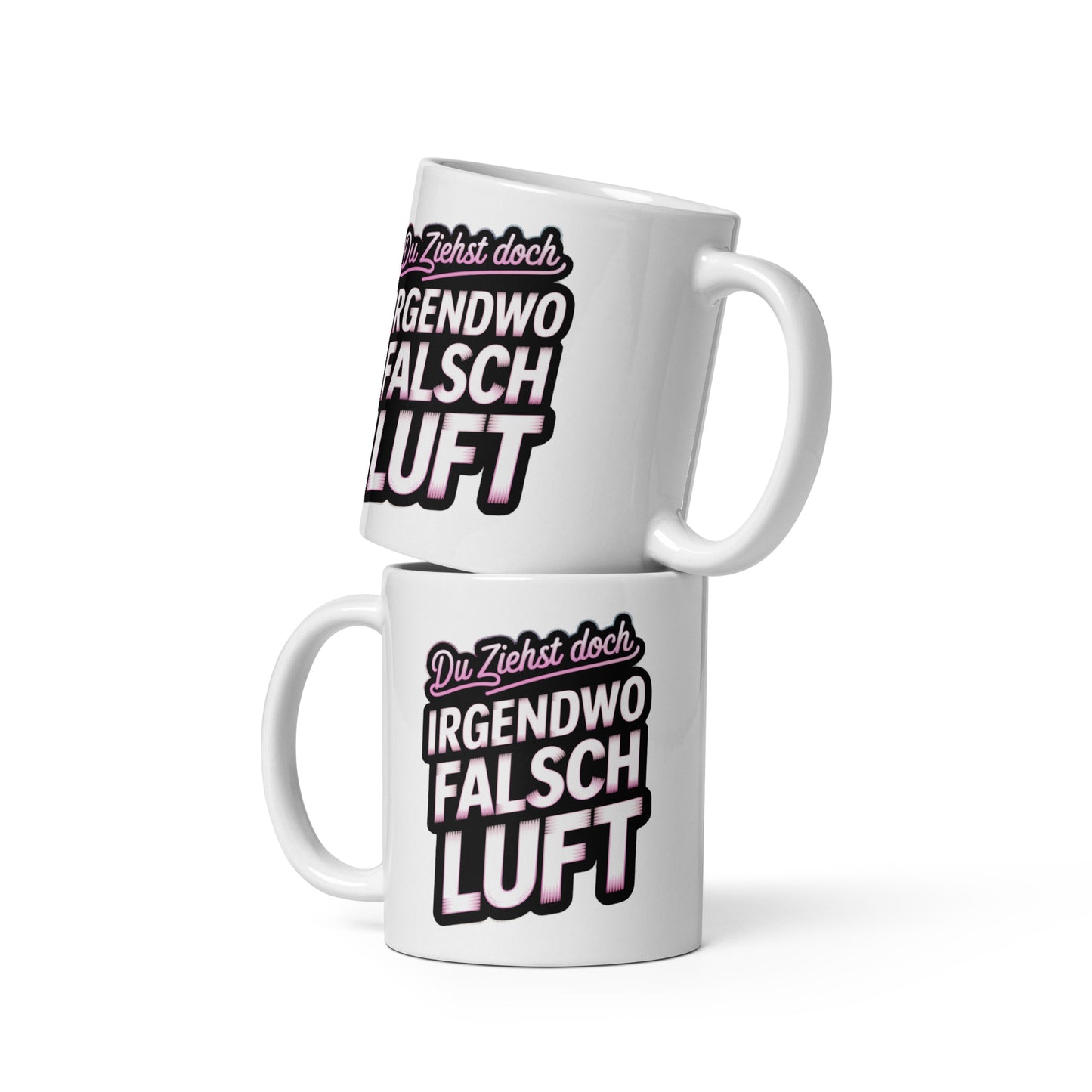 Du ziehst doch irgendwo falsch Luft – Keramiktasse