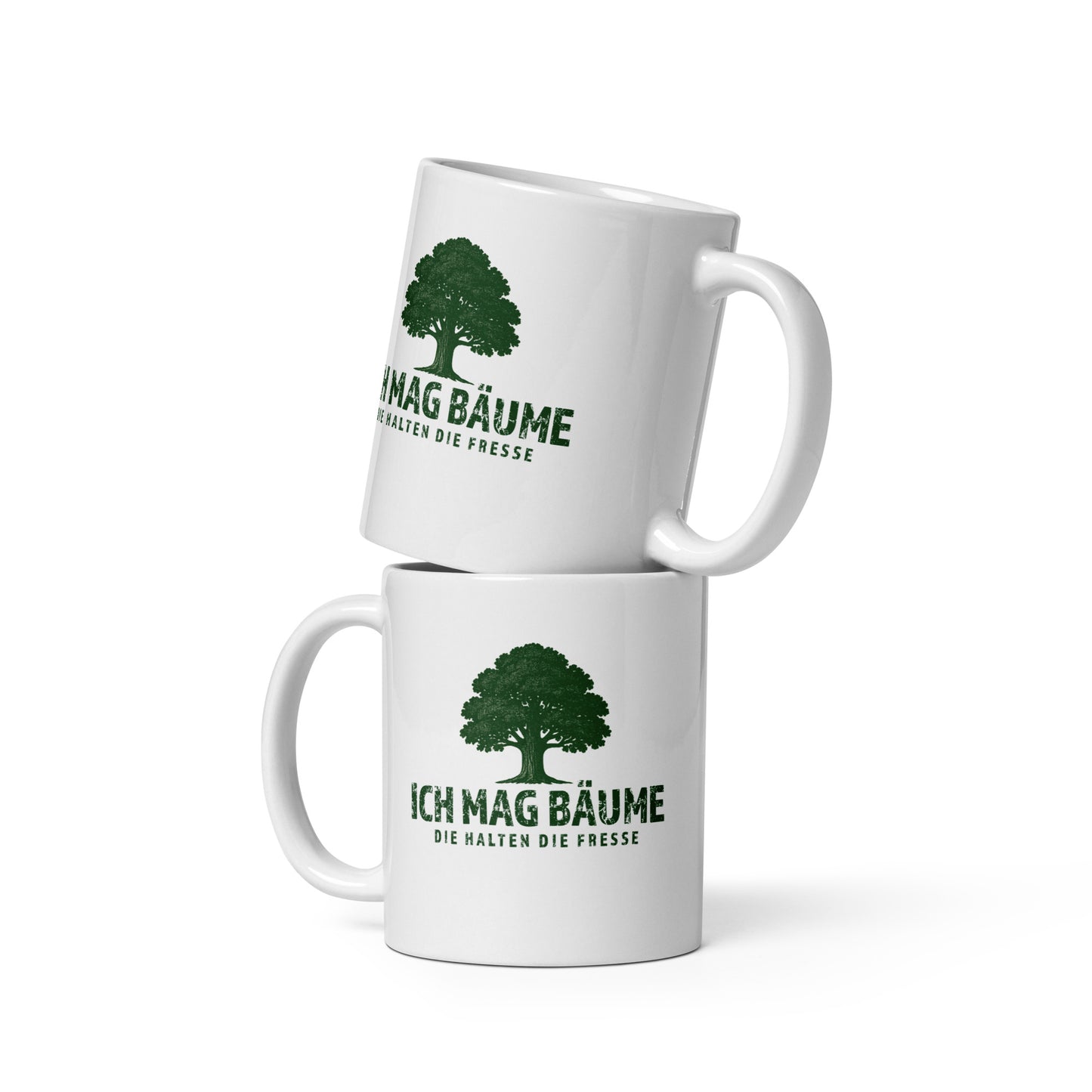 Ich mag Bäume – Die halten die Fresse – Keramiktasse