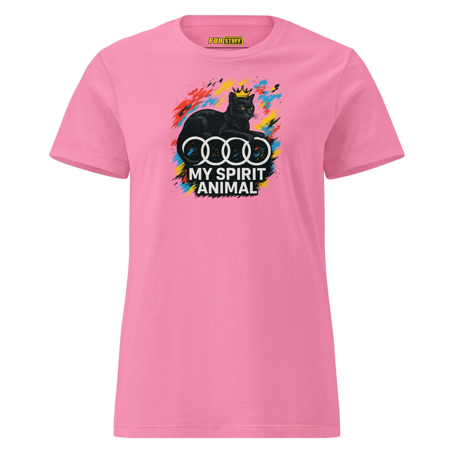 My Spirit Animal Audi Cat Edition – Women’s T-Shirt with Crown