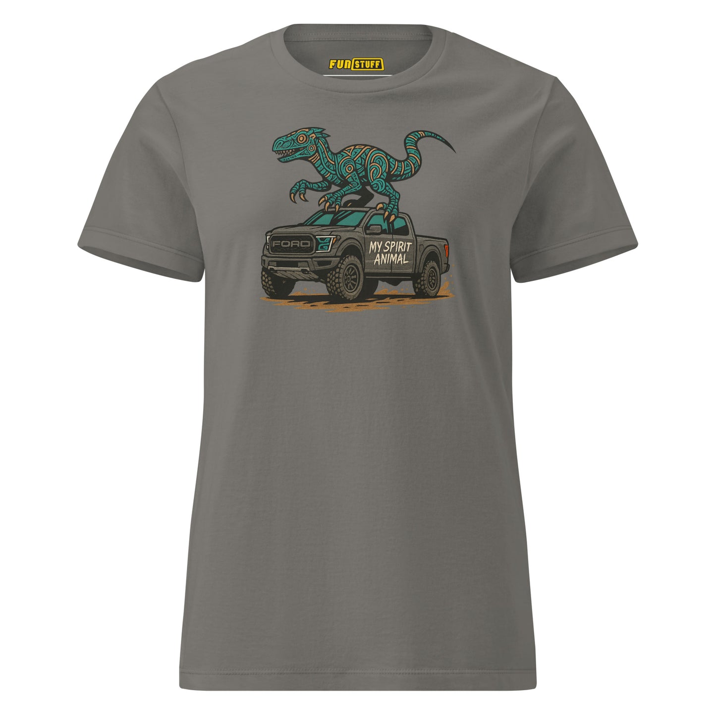 My Spirit Animal Raptor Edition – women's t-shirt with dinosaur power