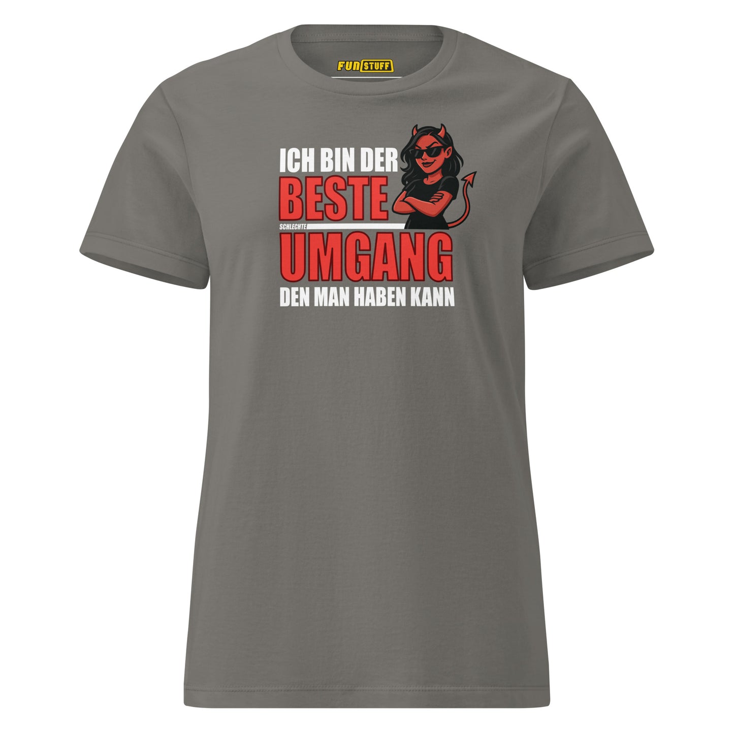 Ich bin der beste schlechte Umgang – Damen T-Shirt (Female Devil)