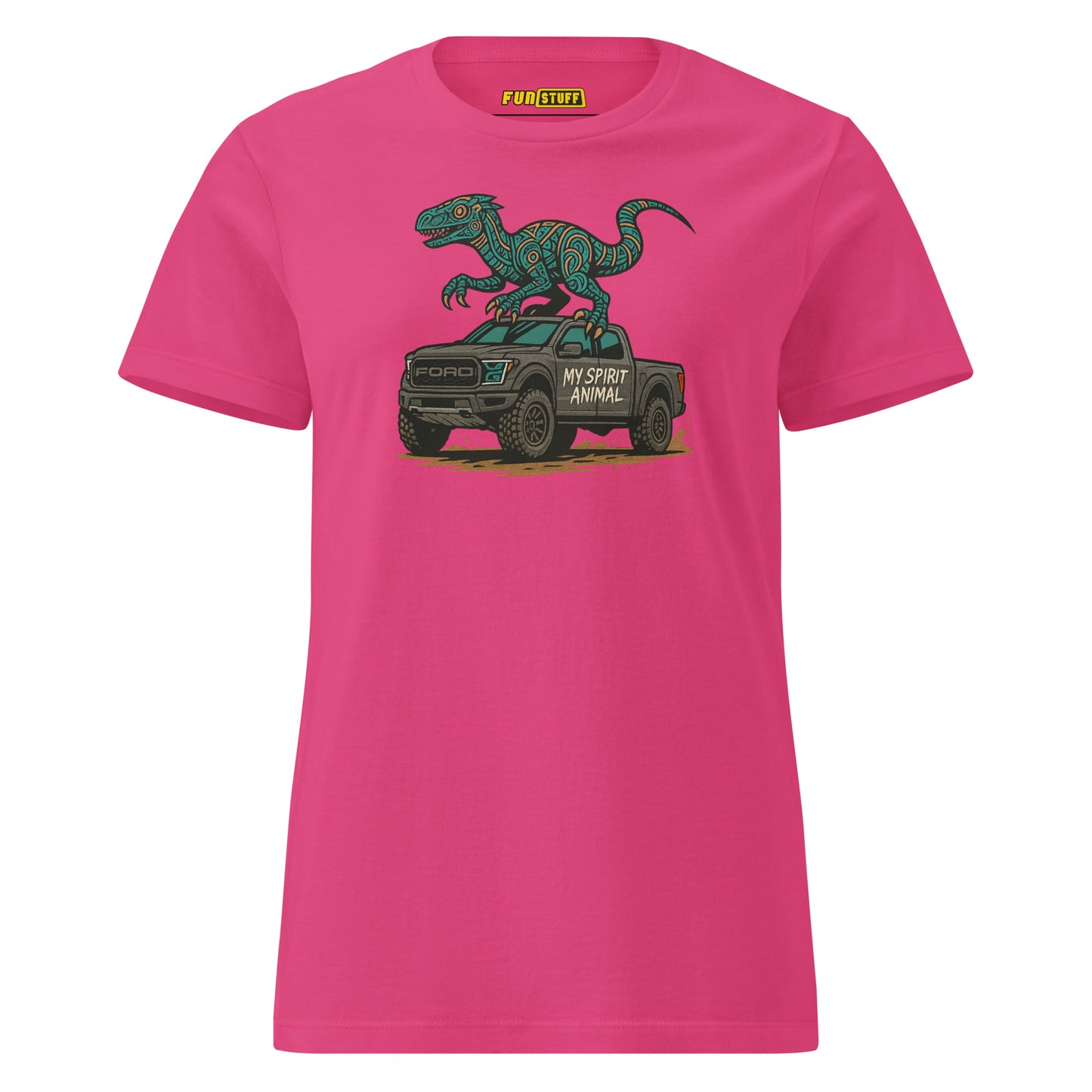 My Spirit Animal Raptor Edition – women's t-shirt with dinosaur power
