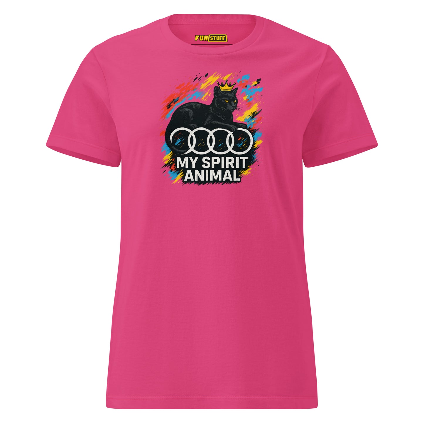 My Spirit Animal Audi Cat Edition – Women’s T-Shirt with Crown
