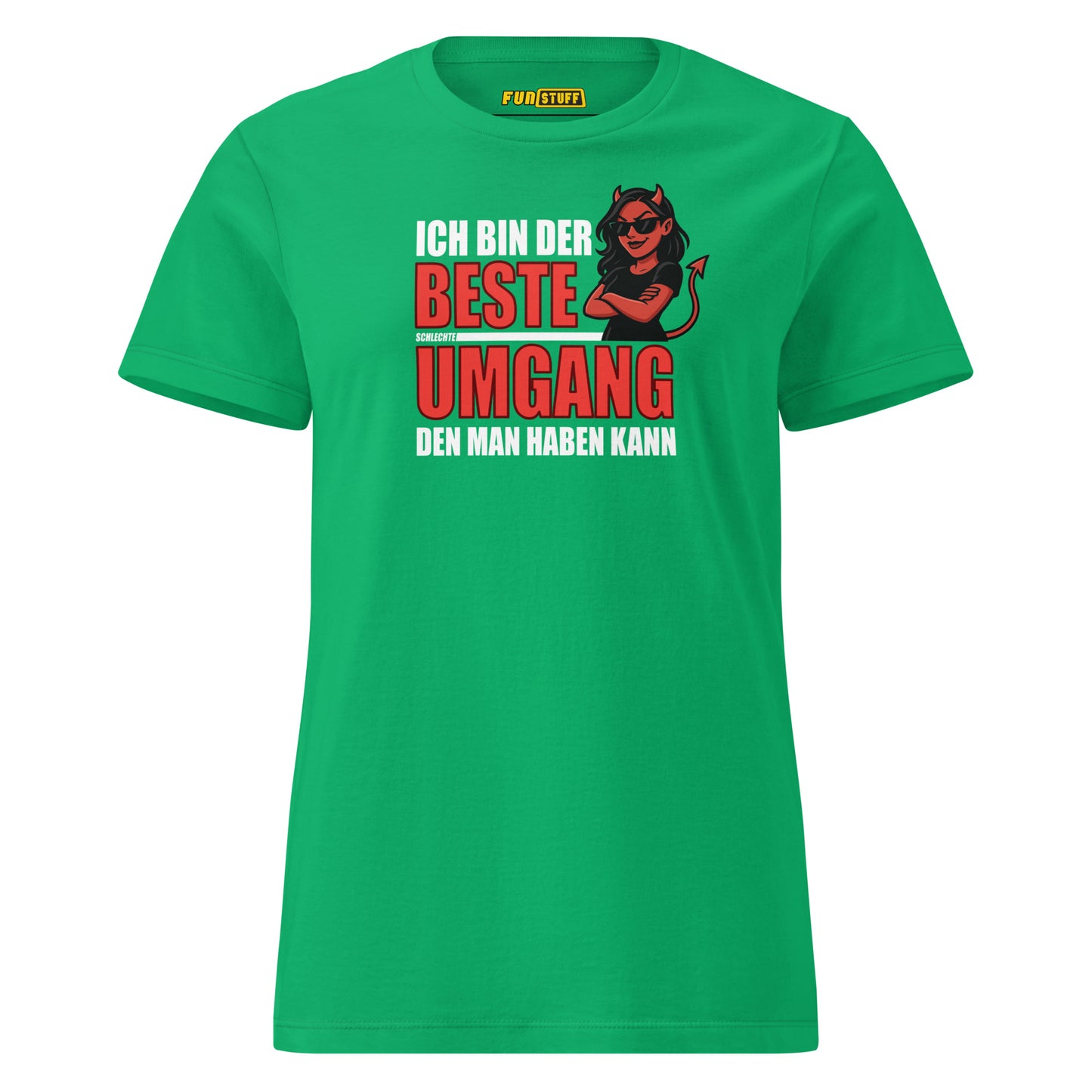 Ich bin der beste schlechte Umgang – Damen T-Shirt (Female Devil)