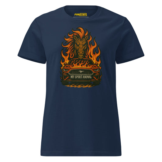 My Spirit Animal Mustang Flame Edition – Damen T-Shirt