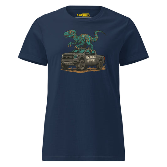 My Spirit Animal Raptor Edition – Damen T-Shirt mit Dino-Power