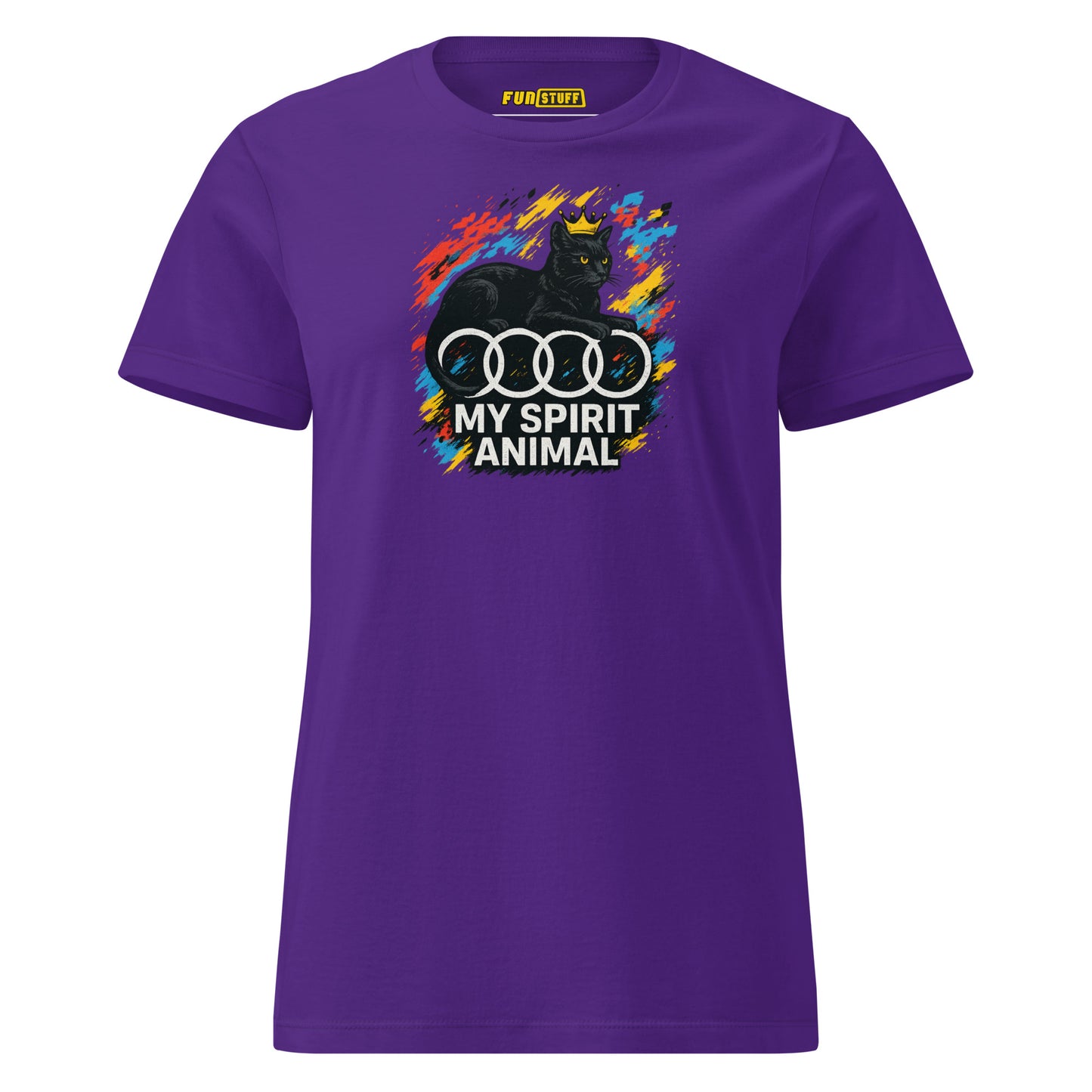 My Spirit Animal Audi Cat Edition – Women’s T-Shirt with Crown