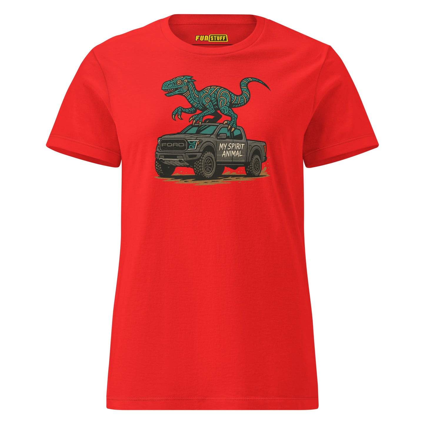 My Spirit Animal Raptor Edition – women's t-shirt with dinosaur power