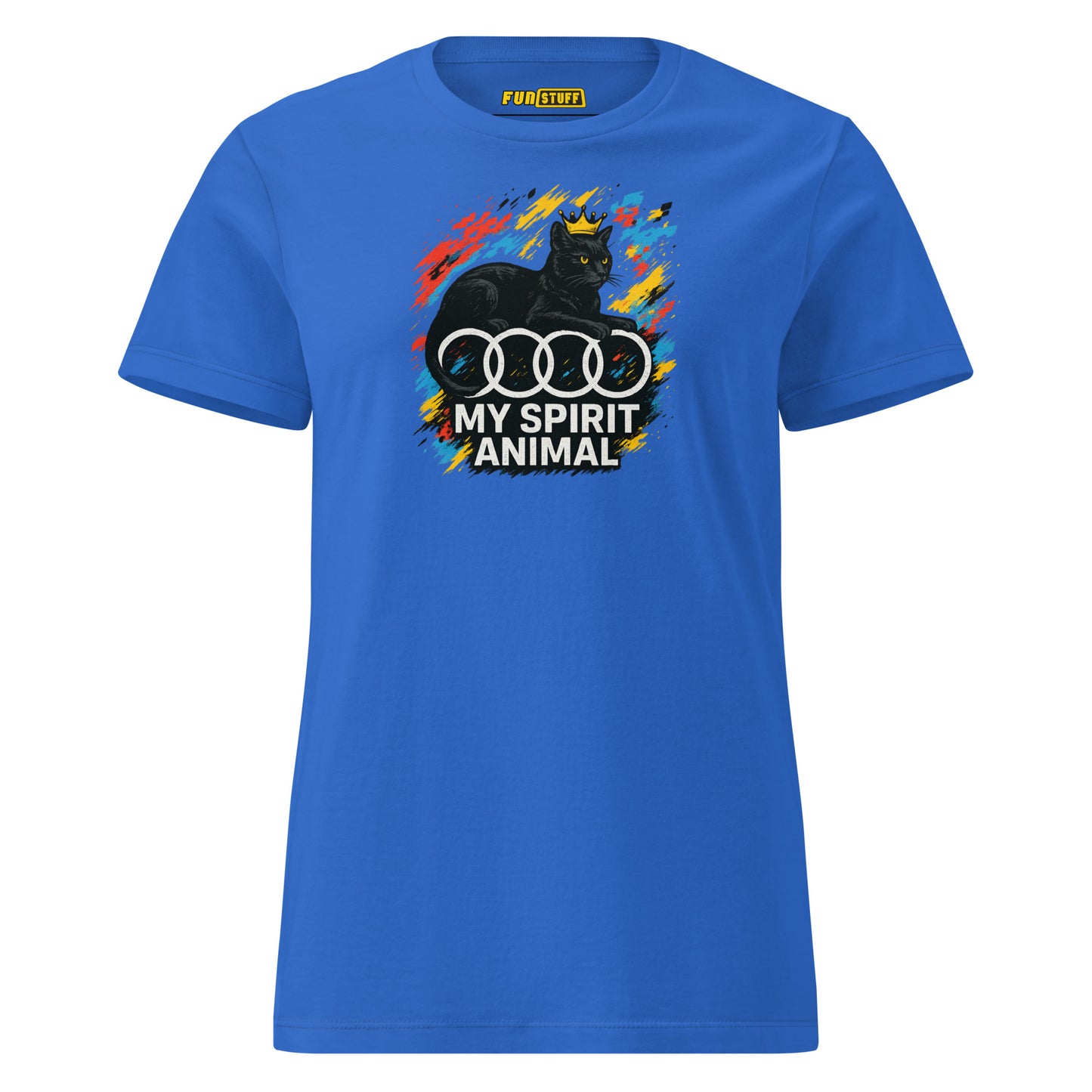 My Spirit Animal Audi Cat Edition – Women’s T-Shirt with Crown