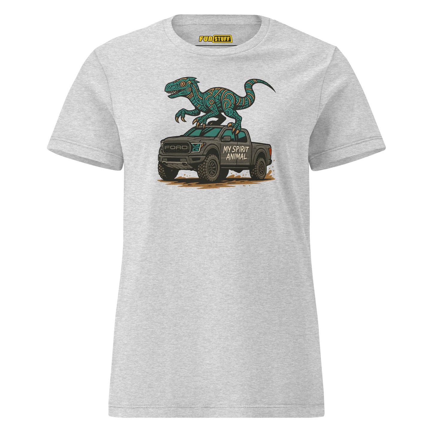My Spirit Animal Raptor Edition – women's t-shirt with dinosaur power
