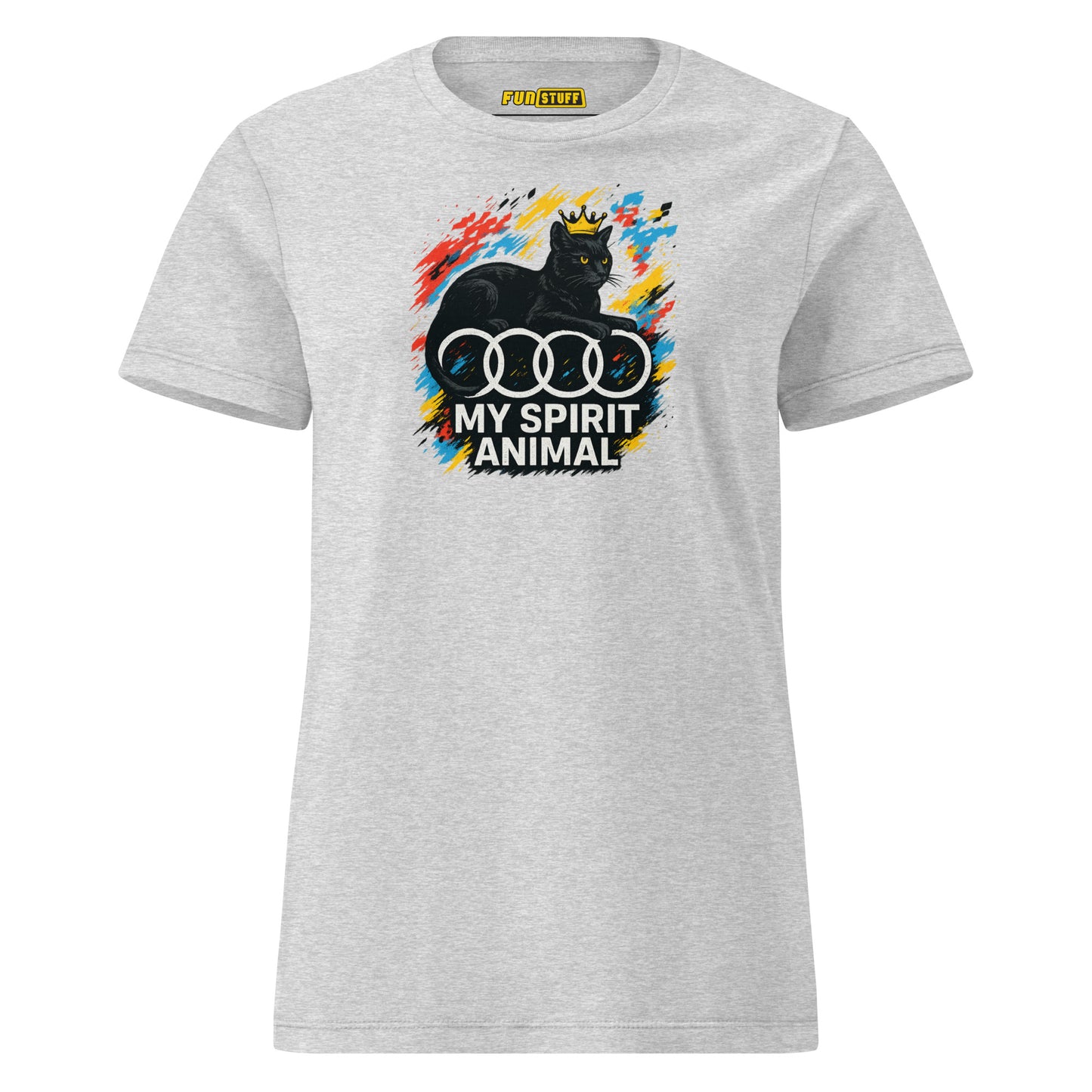 My Spirit Animal Audi Cat Edition – Women’s T-Shirt with Crown