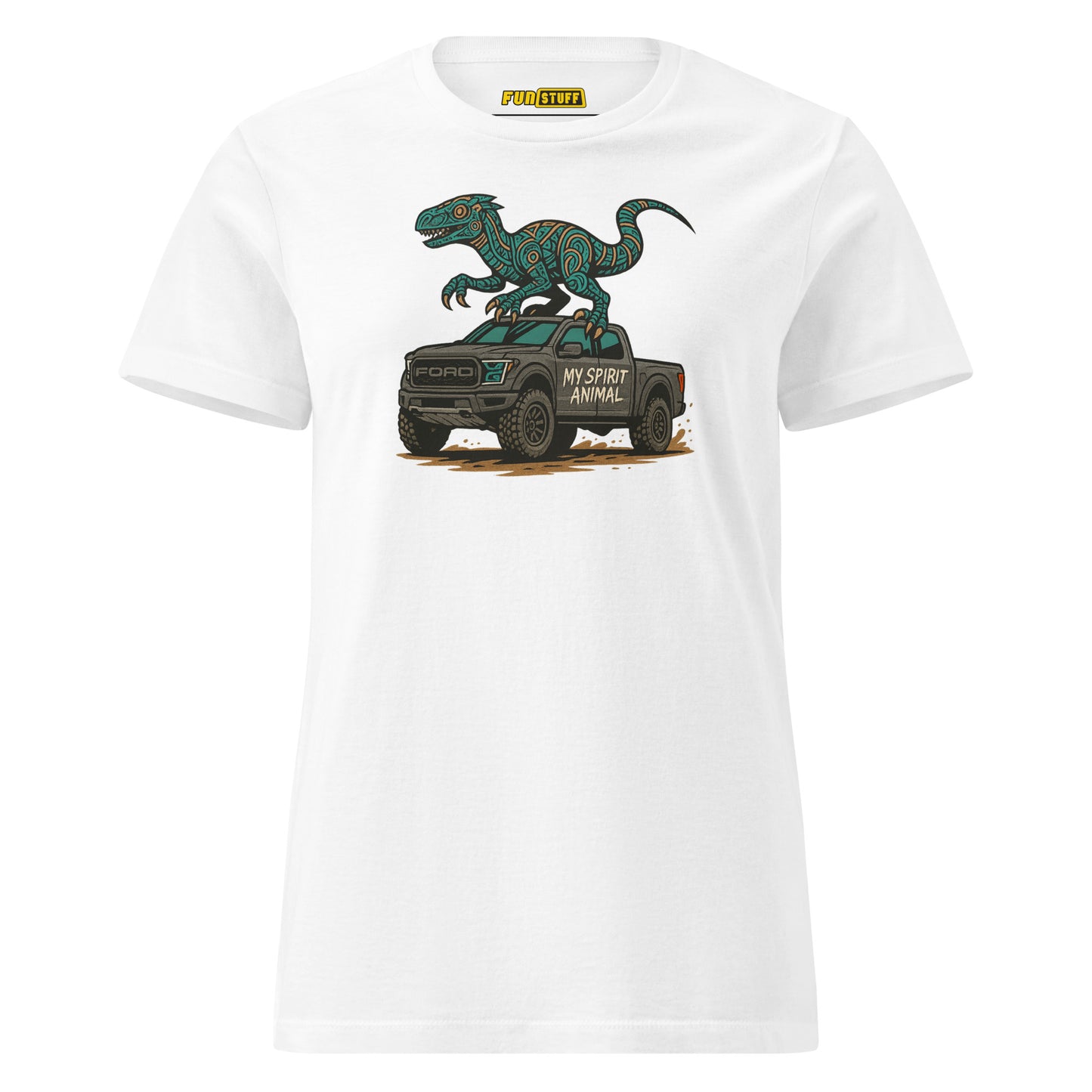 My Spirit Animal Raptor Edition – women's t-shirt with dinosaur power