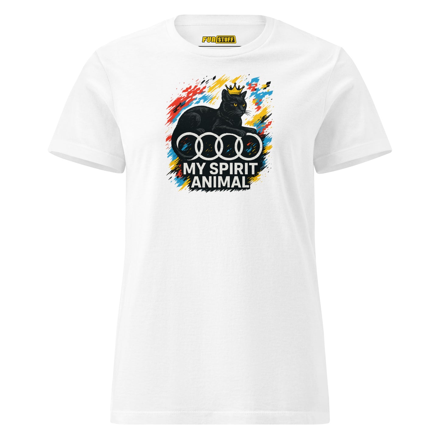 My Spirit Animal Audi Cat Edition – Women’s T-Shirt with Crown