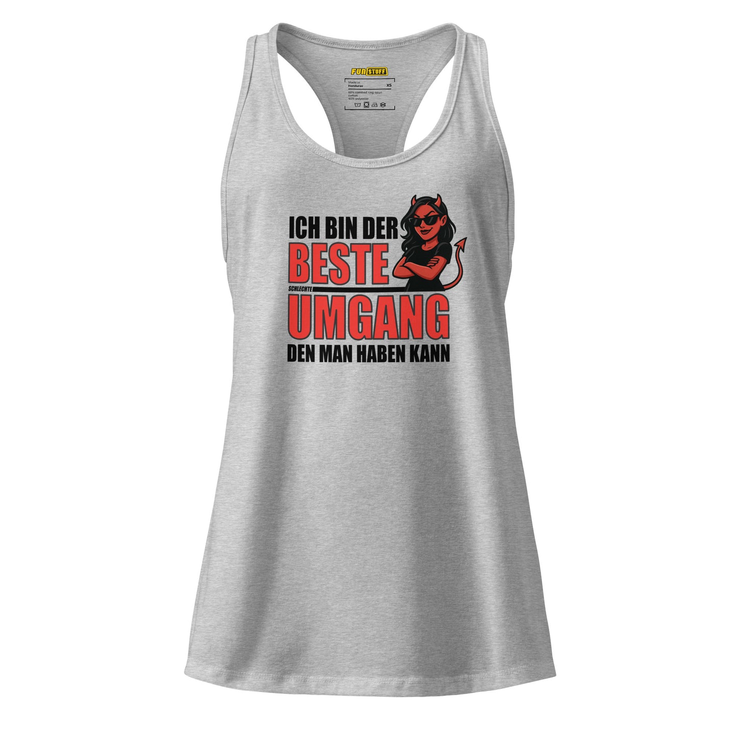 Ich bin der beste schlechte Umgang – Damen Tanktop (Female Devil)