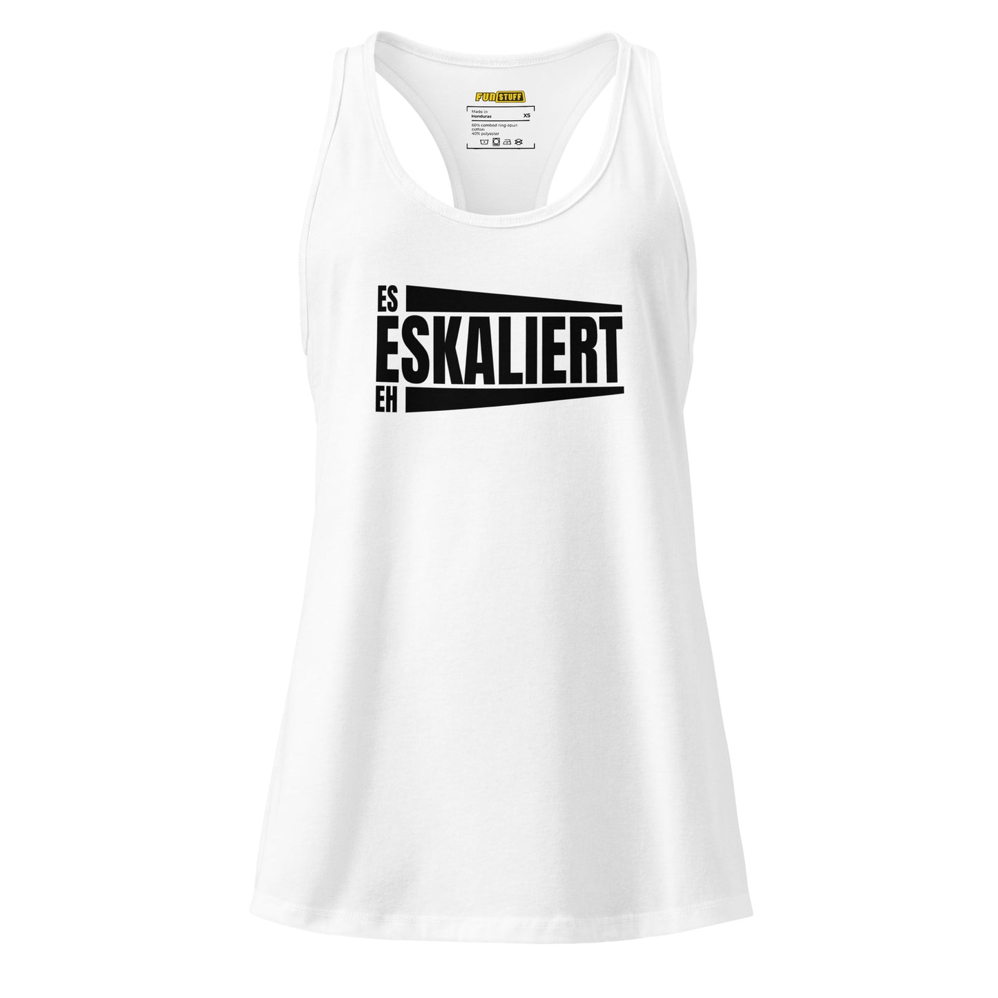 Es eskaliert eh Tanktop für Damen