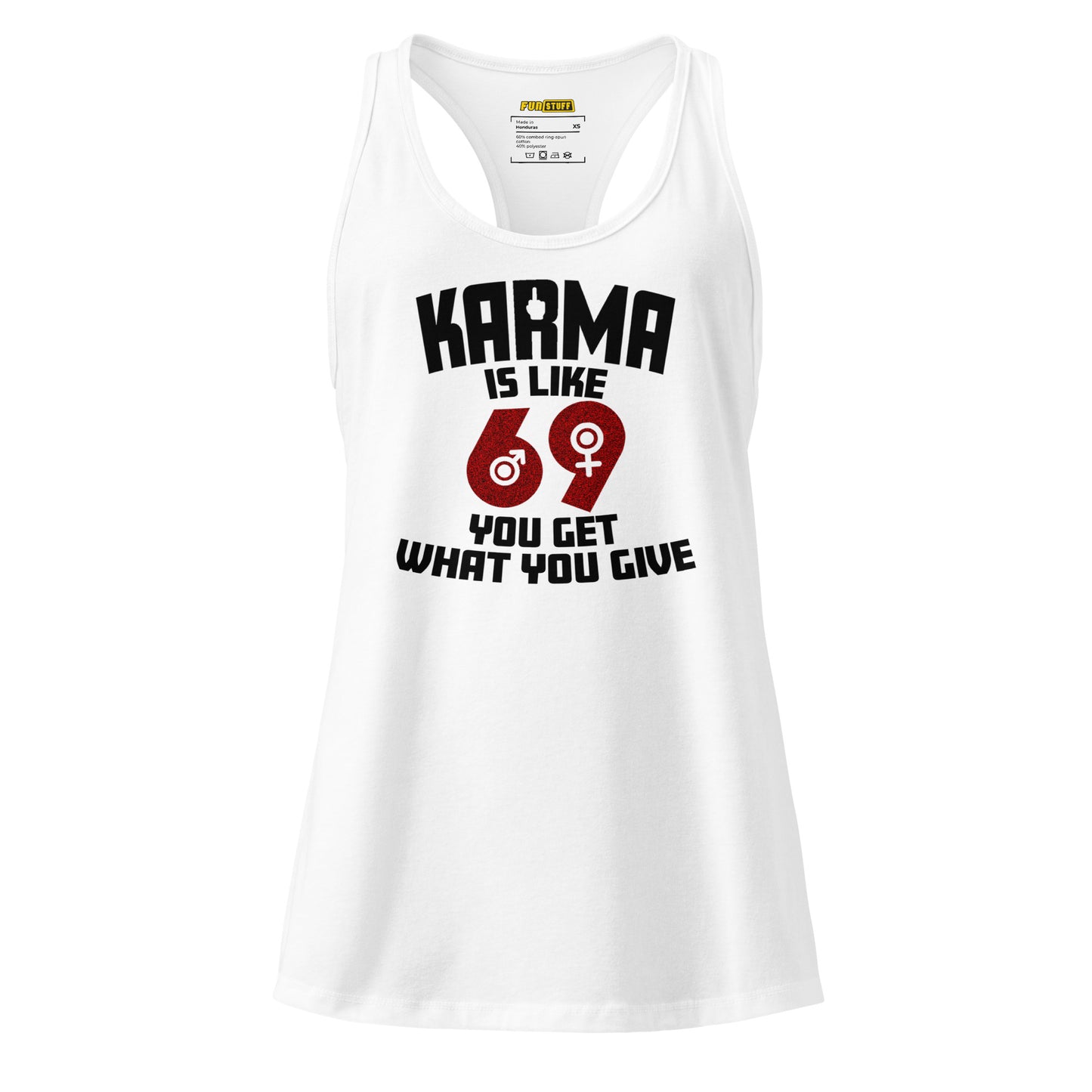 Karma is like 69 tank top for women