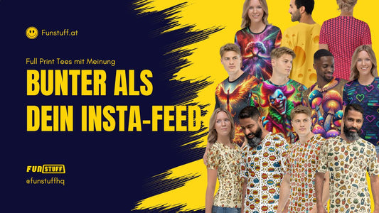 Kein Zentimeter ohne Meinung: Warum Full Print Tees die lautesten Shirts der Welt sind