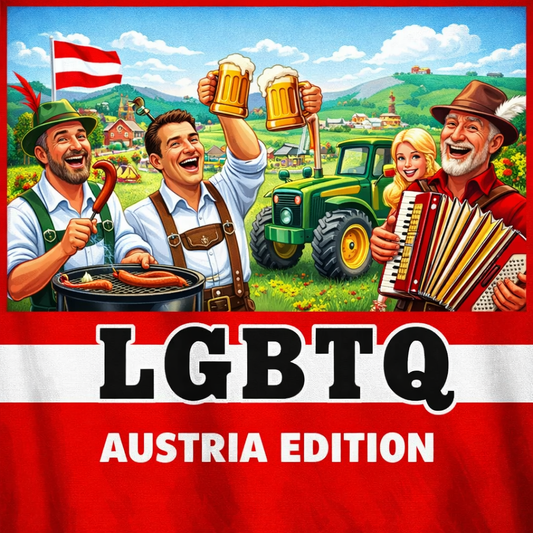 LGBTQ – Austria Edition 🇦🇹 Leberkäs. Grill. Bier. Traktor. Quetschn.